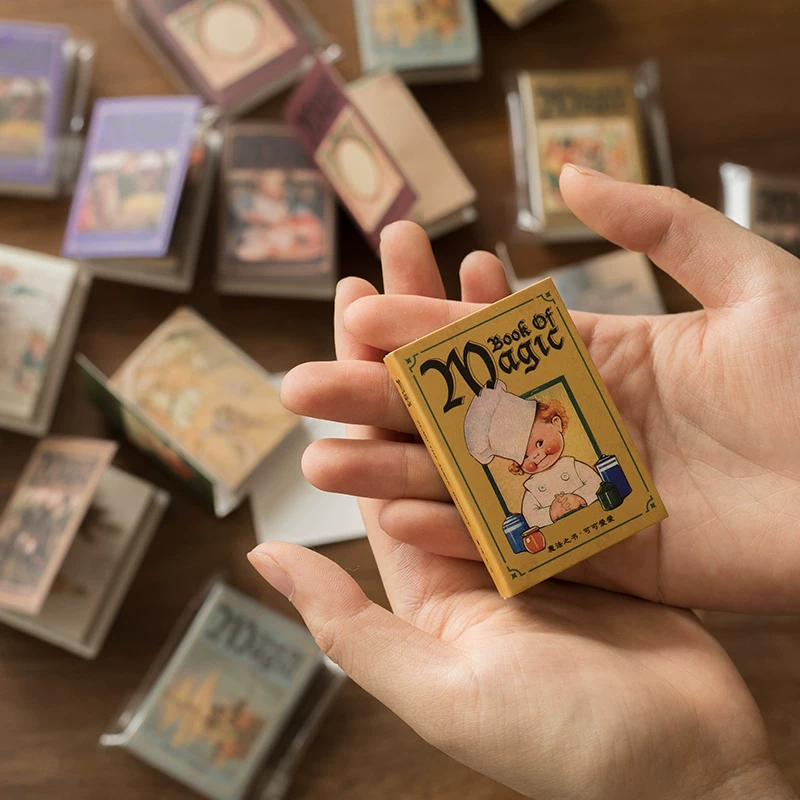 100 книг волшебных книг Дуду книга ретро микророспись BorderBorder Hand Primecopcotic paper
