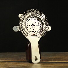 Фильтр для льда 酒术不锈钢四脚滤冰器加厚调酒过滤器隔冰器strainer鸡尾酒过滤网