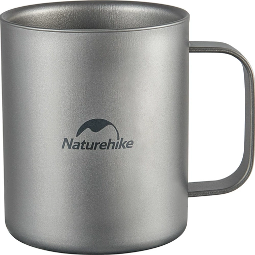 Naturehike Noble Titanium Double -Layer Cup Portable Outdoor Open Wild Below