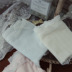 Mới gợi ý mềm mại ~ bé cảm giác sườn dọc nơ bằng vải cotton thắt lưng tam giác do lot nu Giống cái