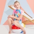 Đồ bơi trẻ em Disney 2019 ba khẩu súng bé gái bé trai Quần áo chống tia UV chống thấm nước khô nhanh bộ đồ lướt sóng một mảnh - Đồ bơi trẻ em Đồ bơi trẻ em