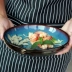 Phong cách Nhật Bản và gió bộ đồ ăn bằng gốm lò nung mộc lan sâu món ăn món súp món ăn nhà món ăn món salad đĩa màu men cổ điển - Đồ ăn tối