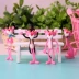 Blind Box Blind Bag Dalang Pink Leopard Nhảy Tiger Little Doll Cô gái Trái tim Trang trí máy tính để bàn Trang trí bánh sinh nhật