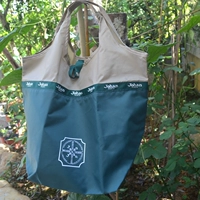 Японский портативный складной вместительный и большой шоппер, льняная сумка, сумка для хранения, увеличенная толщина