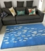 Màu xanh hiện đại Địa Trung Hải Mỹ IKEA thảm sofa bàn cà phê phòng khách phòng ngủ đầu giường nghiên cứu thủ công chăn tùy chỉnh - Thảm
