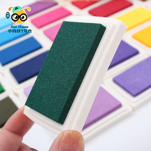 Креативные канцтовары, печать, черная кофейная чернильная подушечка, в корейском стиле, 40 цветов