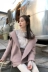 Shanshan mùa đông Hàn Quốc phiên bản của áo len nữ dày sang trọng hai mặt áo len váy ngắn hai mảnh phù hợp với