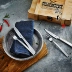 Nhập khẩu chính hãng Đức ZWILLING Zwilling bộ đồ ăn bằng thép không gỉ cây ngưu bàng dao và nĩa 12 miếng đặt hộp gỗ - Đồ ăn tối