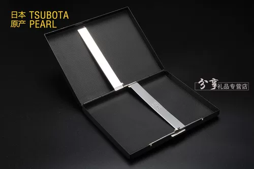 Японский импортный ультратонкий металлический медный черный портсигар подходит для мужчин и женщин