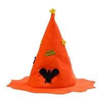Оранжевая ведьма шляпа