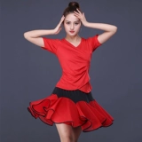 Комплект, танцующая футболка, юбка, мини-юбка, костюм, короткий рукав