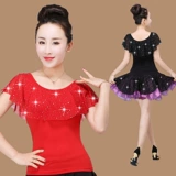 Квадратные танцевальные топы для летних новых латинских танце