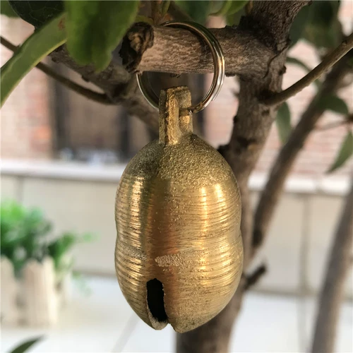 Плитка медная собака колокол Pure Copper -Сделайте большую собаку, висящую колокольчик колокольчик