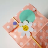 100 INS Vitality Laceing Faces, маленький арахис, круглые подарки, упаковочная бирга Подарочная карта подвеска DIY