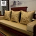 Mới của Trung Quốc gỗ gụ sofa đệm đệm gối gối vòng đệm Luohan nệm xốp gỗ rắn sofa đệm bộ thảm trải ghế gỗ cao cấp dày không trơn Ghế đệm / đệm Sofa