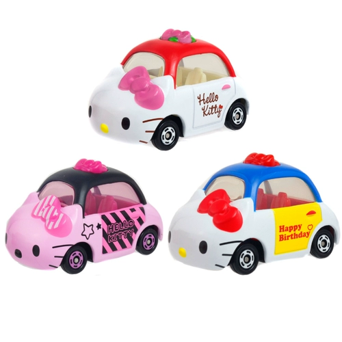 Takara tomy, hello kitty, металлическая игрушечная машина, модель автомобиля, игрушка