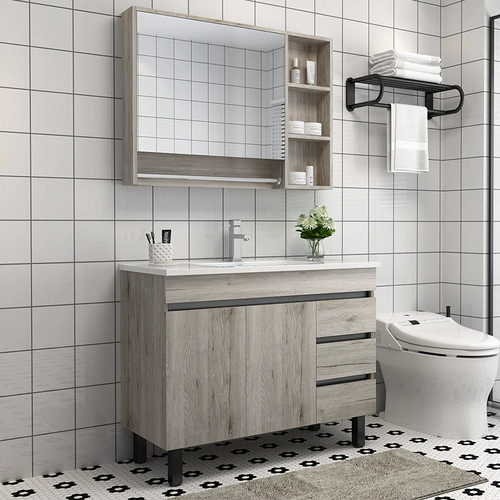 Санитарный умный шкаф для ванной комнаты Комбинированный этаж -размер шкафа для мытья рука