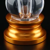 Домашние маленькие часы в этническом стиле, позолоченные спиральные хрустальные акриловые пагоды, декоративные принадлежности, пагода с печатью сокровищ 11,5 см