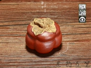 [茗 nồi gốm] Yixing Zisha nồi làm bằng tay tinh khiết bộ trà điêu khắc trà pet quặng tím bùn hồng
