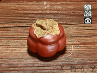 [茗 nồi gốm] Yixing Zisha nồi làm bằng tay tinh khiết bộ trà điêu khắc trà pet quặng tím bùn hồng nồi đất sét