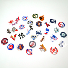 Товары с бейсбольной атрибутикой mlb美国职业棒球大联盟不干胶贴纸球队标志洋基国民小熊道奇33个