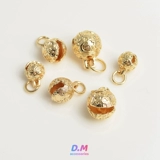 Колокольчик, подвеска ручной работы, цепочка до ключиц, ожерелье и браслет, аксессуар с аксессуарами, 14 карат, «сделай сам»