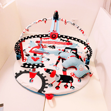 Игровой коврик для детей 幼奇多yookidoo宝宝健身器机器人音乐宝宝学爬婴儿健身架游戏毯