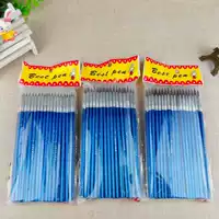 Маленький волосатый из синего деревянного стержня 0,6 см (50 штук) (50 штук)