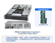 Сервер 超微e5双路深度学习主机4gpu服务器准系统 2028gr-trt k40k80p100