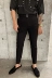 Thắt lưng ba màu hè hè 2019 với quần ống suông thẳng chín quần Quần âu Hàn Quốc xu hướng quần 9 điểm - Quần mỏng