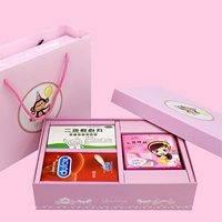Салфетки, клубника, розовая подарочная коробка