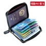 Gói thẻ kraft đa chức năng gói túi đựng hộ chiếu Túi đựng thẻ da chống từ đa chức năng (vị trí 40 thẻ) bóp đựng thẻ