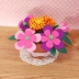 Ngày món quà của cha mẫu giáo hoa trồng trong chậu handmade hoa trẻ em handmade diy làm gói vật liệu trang trí sáng tạo