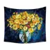 Flannel gửi hoa hướng dương đèn sao trang trí tường tường tấm thảm bao gồm nền nền vải chụp ảnh bức tranh phòng ngủ - Tapestry thảm decor vintage Tapestry