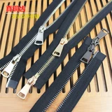 Пуховик с молнией, металлическая медная цепочка, замок, пальто, аксессуары