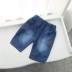 Quần jean trẻ em mùa hè Quần áo trẻ em quần thêu năm quần mỏng phần mềm cậu bé quần denim mùa hè - Quần jean Quần jean