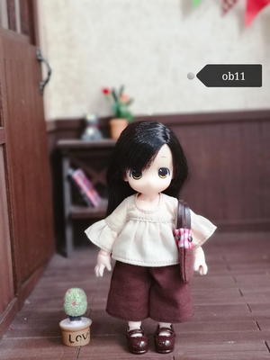 taobao agent [Midnight House] GSC clay head Beauty knot pig noodle doll OB11 osteoporgamon