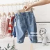 Quần áo trẻ em quần jean bé gái 2019 quần trẻ em mới quần bé gái giản dị quần mùa xuân và mùa thu quần thủy triều - Quần jean shop trẻ em Quần jean