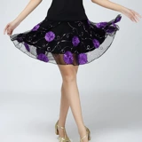 Юбка, мини-юбка, танцующие блестки для ногтей, в цветочек, для среднего возраста