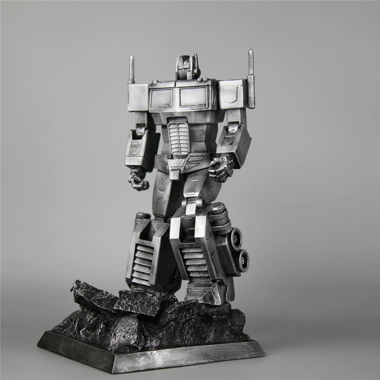 Transformers G1 Autobot Optimus tượng đồ trang trí giả đồng giả sắt ngày lễ sinh nhật mô hình quà tặng làm bằng tay - Gundam / Mech Model / Robot / Transformers