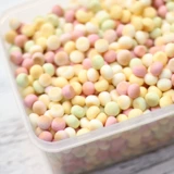 Фрукты и овощные ручные булочки с небольшими молочными бобами ребенок, не добавляя более 7 месяцев закусочных 450 грамм