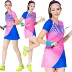 2018 mát thời trang new tennis váy cầu lông mặc của phụ nữ một mảnh váy thể thao thoáng khí hakama dress Trang phục thể thao