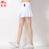 Mùa hè 2019 sản phẩm mới vương miện váy ngắn trung niên kích thước lớn Hàn Quốc váy tennis lụa thể thao váy vuông nhảy quần - Trang phục thể thao Trang phục thể thao