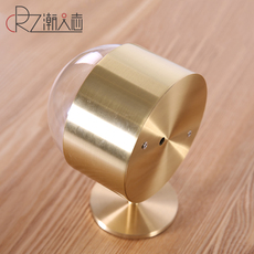 Будильник 北欧家用卧室金色静音时钟客厅时尚摆件创意床头黄铜装饰台式座钟