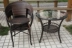 1-99 # lưu vực ghế bàn cà phê ba mảnh ngoài trời sân vườn mây ban công đồ nội thất khách sạn bàn ghế cafe - Bàn ghế ngoài trời / sân