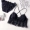 Đen ren bralette gợi cảm làm đẹp trở lại dây đeo vai mỏng mà không có vòng thép tam giác áo ngực đặt đồ lót mỏng - Bộ đồ lót