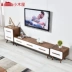 Walnut màu bàn cà phê kết hợp tủ TV Bắc Âu hiện đại tối giản căn hộ nhỏ phòng khách đồ nội thất