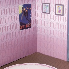 bjd场景道具娃屋 【ob11娃屋墙纸】[阿尼亚房间]场景展示收纳gsc黏土盲盒bjd背景板