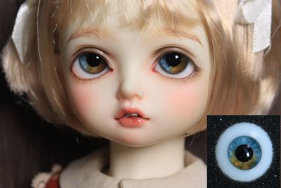 taobao agent [YH] BJD boutique glass eye bead/L01 14mm16mm18mm with small iris