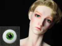 [YH] BJD реальный -человеческий стиль стеклянный глазной бусин/F06 Желтый зеленый 12 мм14 мм16 мм с маленькой радужной оболочкой